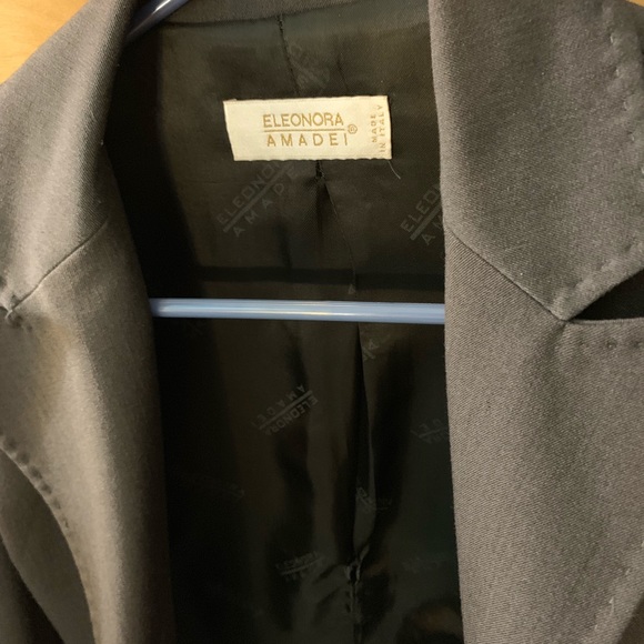 ELEONORA AMADEI SUIT JACKET. SIZE 2. - Picture 6 of 8